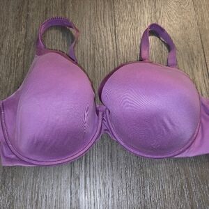 Victoria Secret Sz. 38DD Lined Perfect Coverage Purple Bra